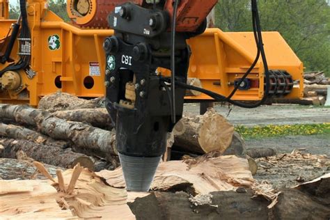 wood screw for skid steer|Log And Stump Screw .